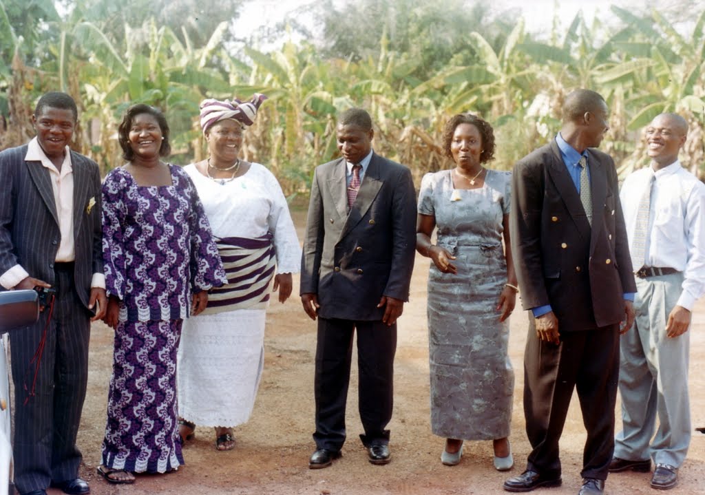 Ernest and family in Kumasi, Danyame